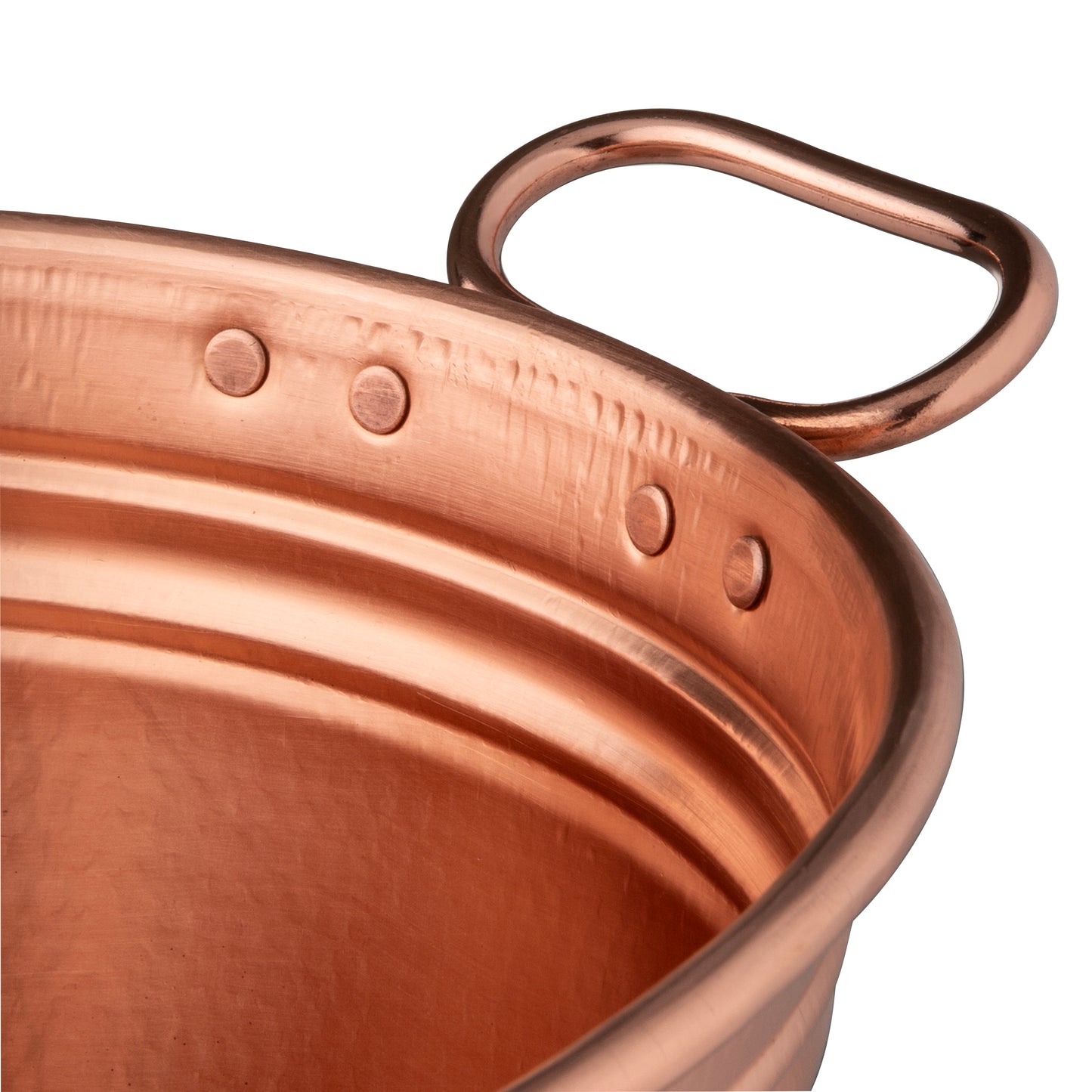 Hammered Large Ice Bucket and copper handles, from Ruffoni Historia collection