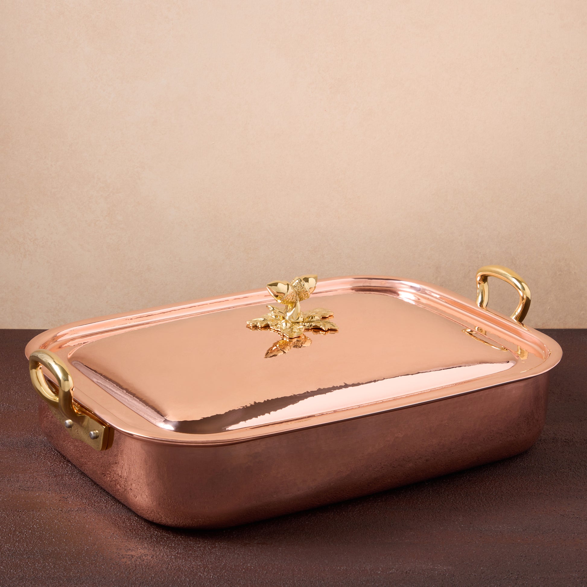 Ruffoni Historia hammered copper rectangular roaster