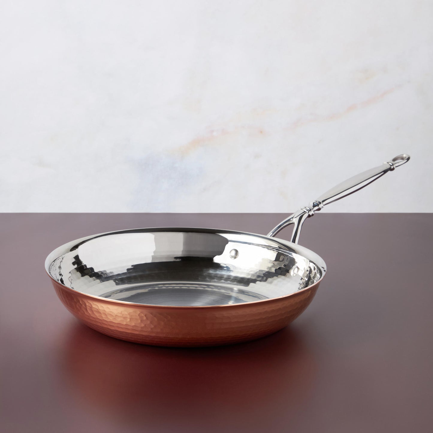 Opus Cupra hammered copper with stainless steel lining from Ruffoni