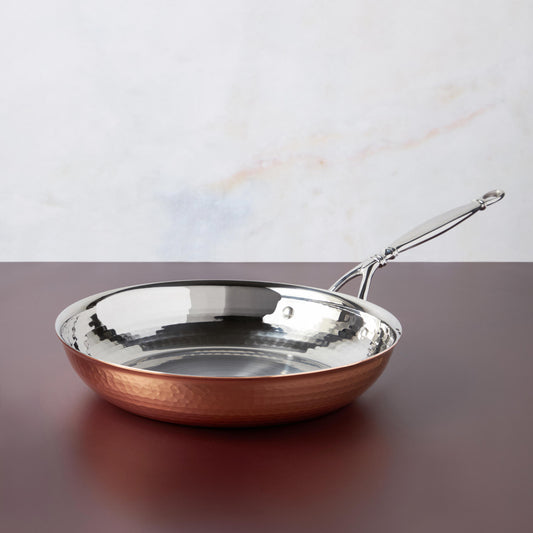 Opus Cupra hammered copper with stainless steel lining  from Ruffoni