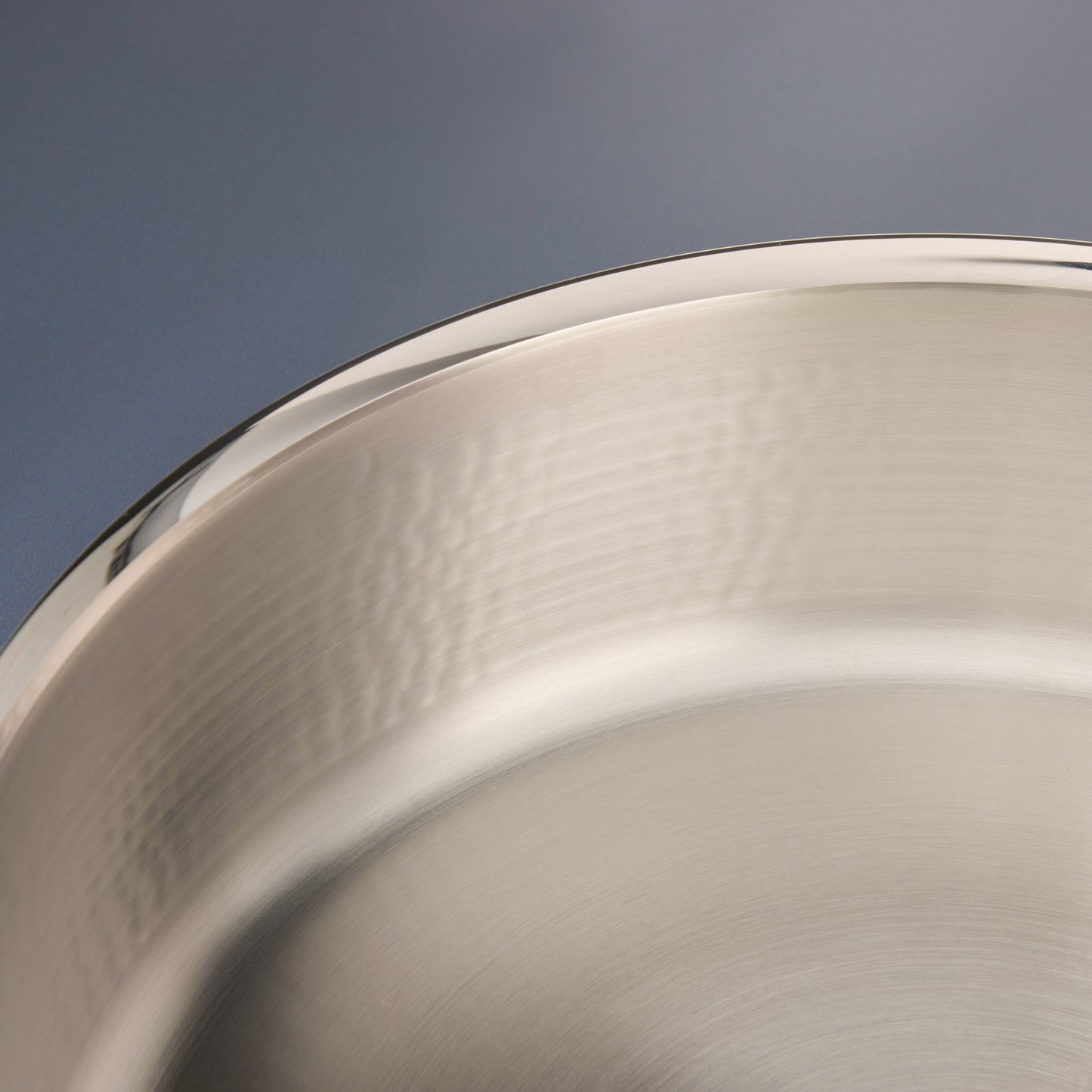 hammered clad stainless steel from Ruffoni