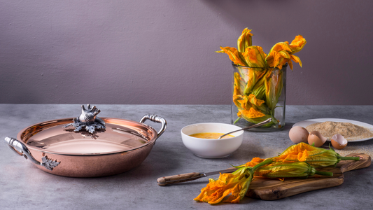 Squash blossoms (fiori di zucca)