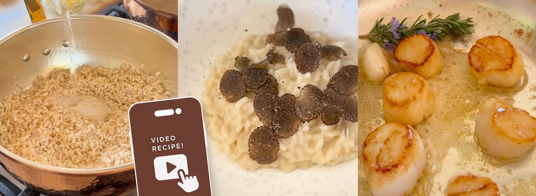 Truffle Risotto with Seared Scallops – a 30-minute recipe that feels like a special occasion