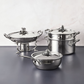 Opus Prima 8 piece stainless steel set in wooden box