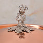 Disney x Ruffoni Opus Cupra decorated knob representing Minnie Mouse, in stainless steel by Ruffoni