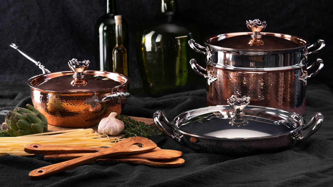 Ruffoni Pasta Queen Copper Stockpot Limited Edition Ruffoni US