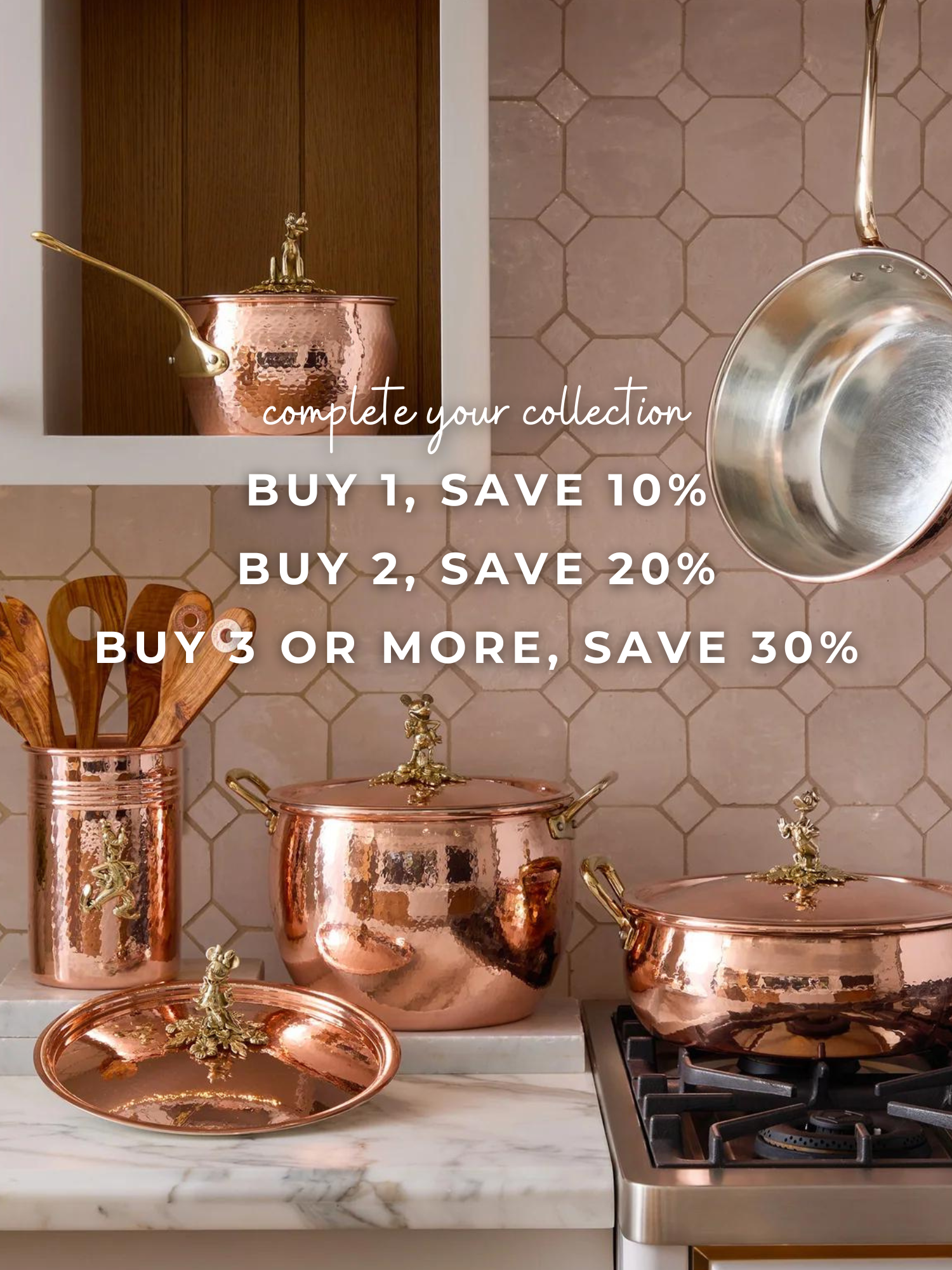 Ends soon: save up to 30% on the Disney100 x Ruffoni collection