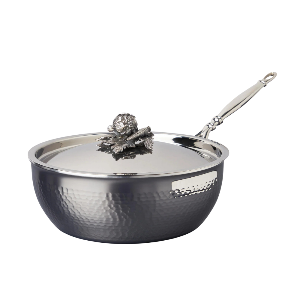 Ruffoni Stainless Steel Chef Pan 4 QT - Opus Prima – Ruffoni US Ruffoni Stainless Steel Chef Pan 4 QT - Opus Prima – Ruffoni US