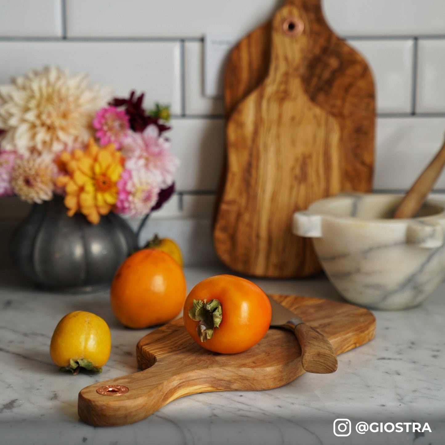 Small olivewood cutting board by Ruffoni