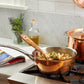 Chef's pan in hammered copper with stainless steel lining from Ruffoni