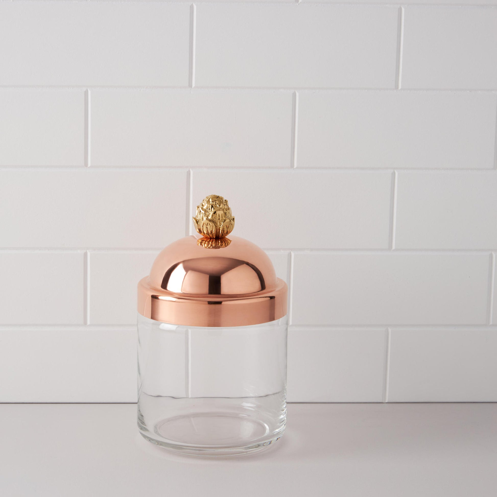 Ruffoni Glass Kitchen Jar with copper lid - Accessories – Ruffoni US
