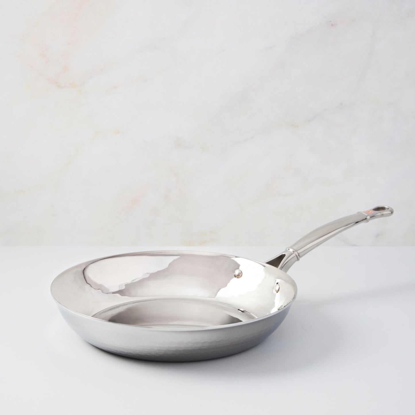 Hammered clad stainless steel frying pan from Ruffoni