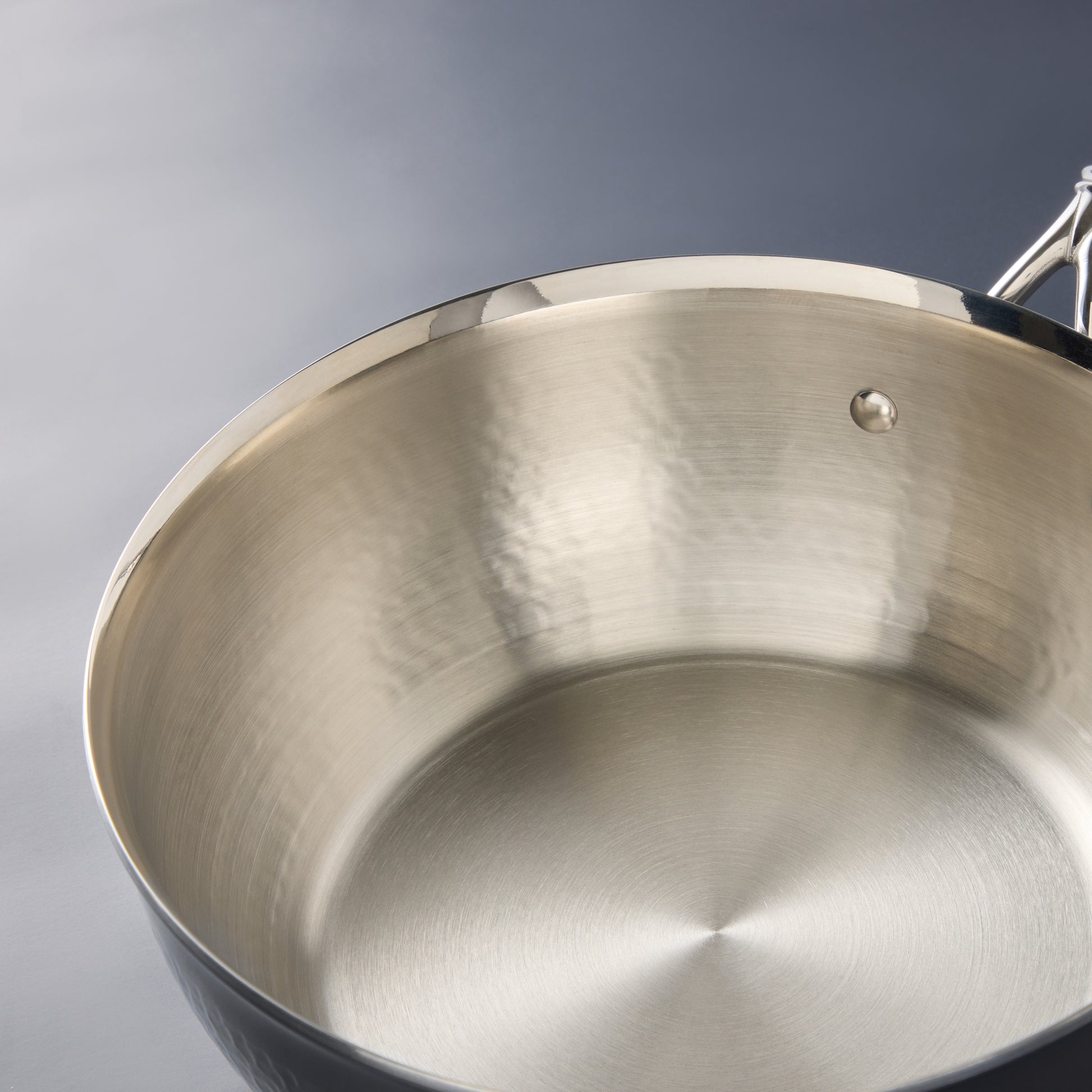 hammered stainless steel in chef pot from Ruffoni