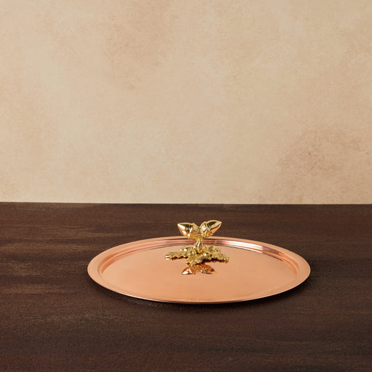 Historia 10" lid Crafted in beautiful copper and featuring a solid bronze acorn knob